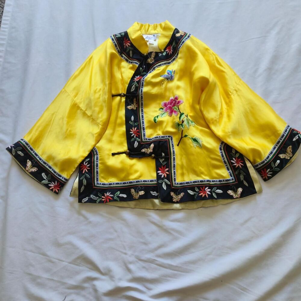 Unbranded Women's Yellow and Black Blouse
